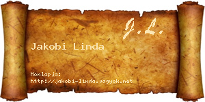 Jakobi Linda névjegykártya
